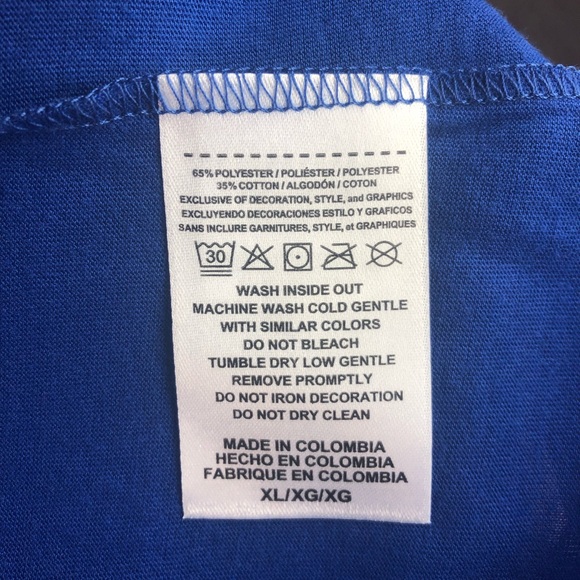 NY GIANTS CUT-OUT V NECK TANK ~ NWOT! - Picture 4 of 4